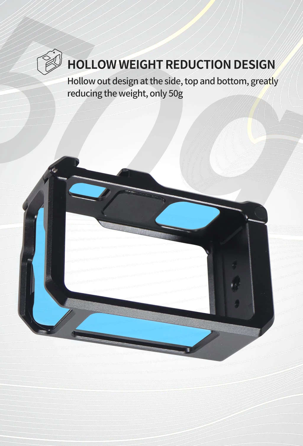 Full Frame Camera Cage Protective Housing Accessories for  Osmo Action 4 For  Os