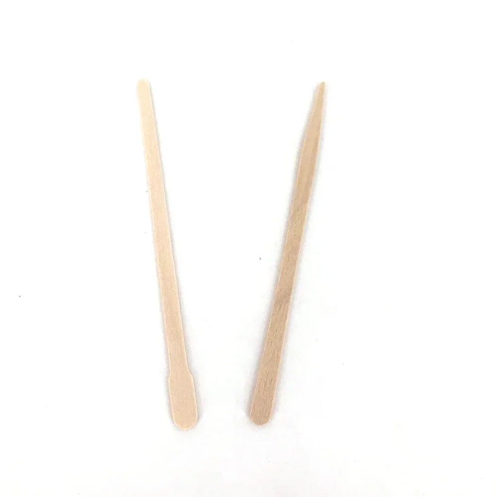 200/100PCS Wooden Hair Removal Stick Face Wax Sticks Depilation Spatula Body Eyebrow Applicator Smooth Tongue Depressor Beauty