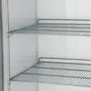 Single Door Commercial Reach in Stainless Steel Freezer White Interior 23 Cubic Ft 29 Wide Inch Heavy-duty Casters Included 5
