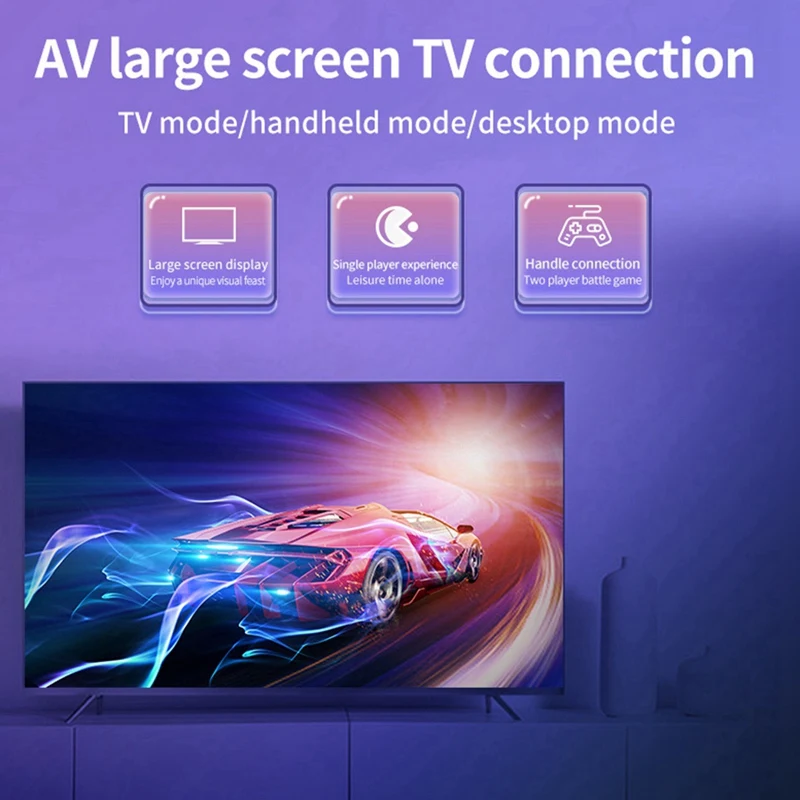 X9 휴대용 게임 콘솔, 8GB 2000 + 게임, 5.5 인치 IPS 스크린 레트로 아케이드 게임 콘솔, 어린이 선물