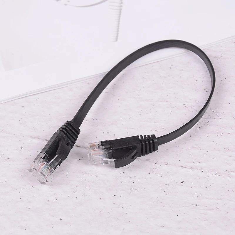 

Черный кабель rj45 Ethernet 10 дюймов 25 см сеть Cat патч-корд интернет Cat6 провод