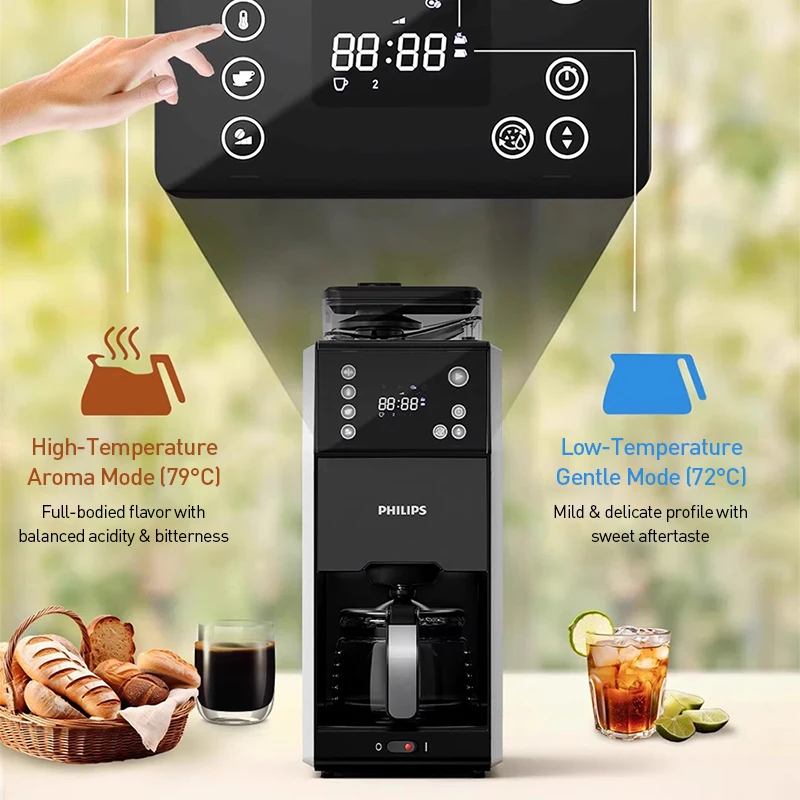 ماكينة القهوة الأمريكية فيليبس 950 وات ماكينة القه...