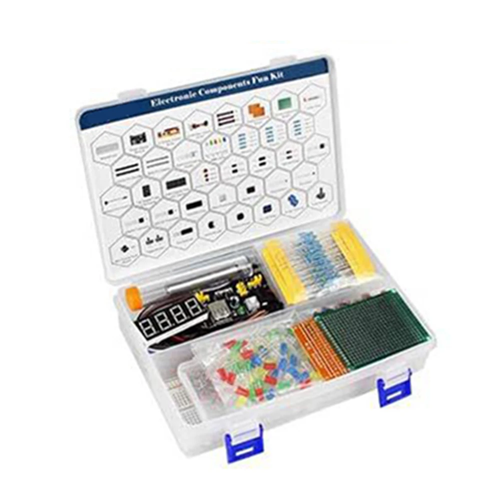

New Practical Starter Kit Complete 200x100x80 Mm Complete Component Electronic For 2024 Model For DIY Enthusiasts