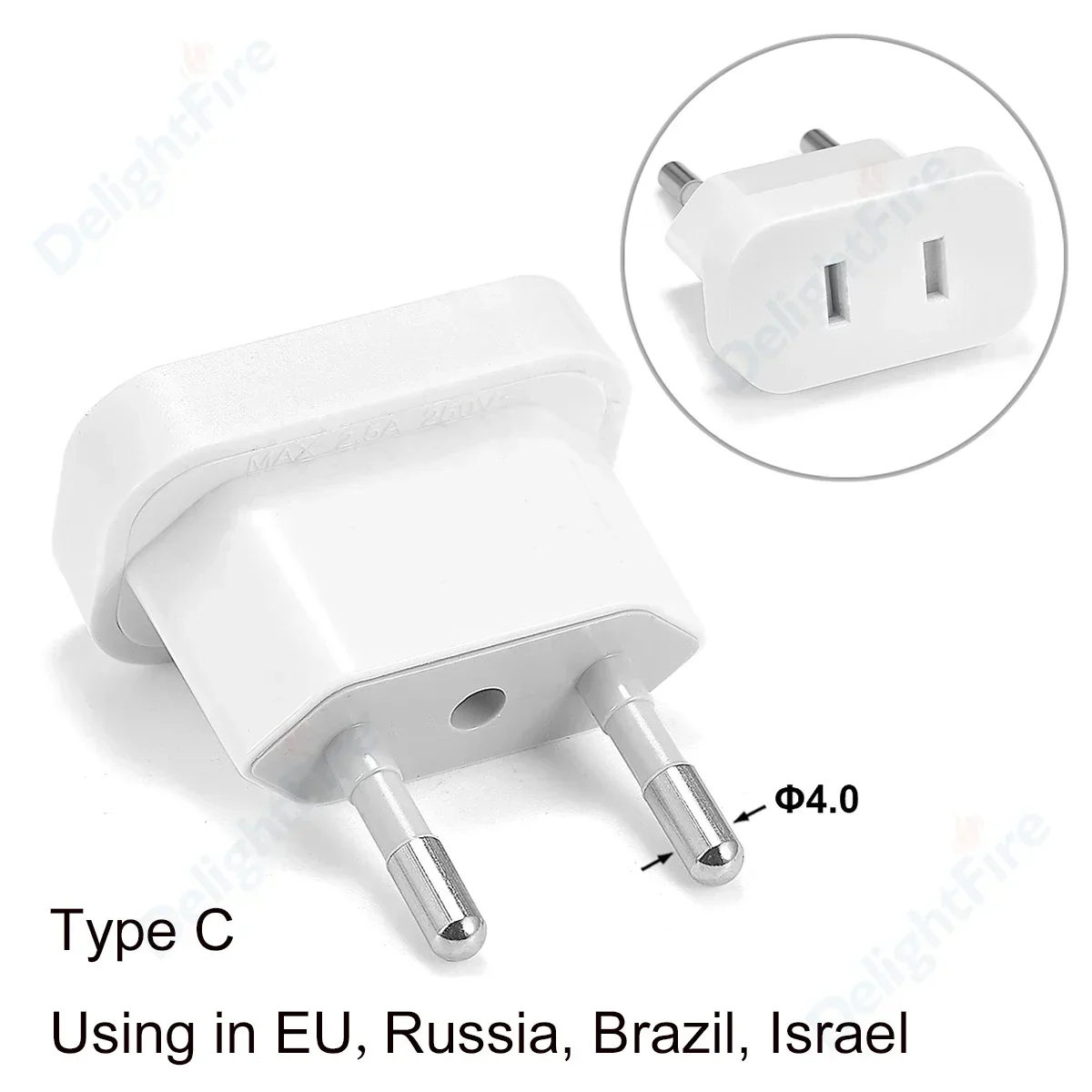 Universal EU Plug Adapter