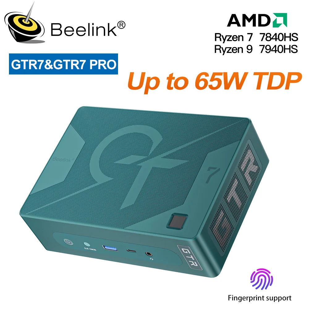 Beelink GTR7 Pro Gaming Mini PC Ryzen 9 7940HS Up to 65W TDP Support