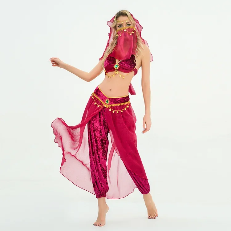

Pure Lust Sexy Belly Dance Costumes Exotic Halloween Show Costumes Folk Dance Costumes