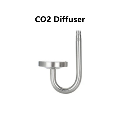 Stainless Steel Aquarium CO2 Diffuser Fish Tank Live Plant Carbon Dioxide Atomizer Reactor Suction Cup Set 6
