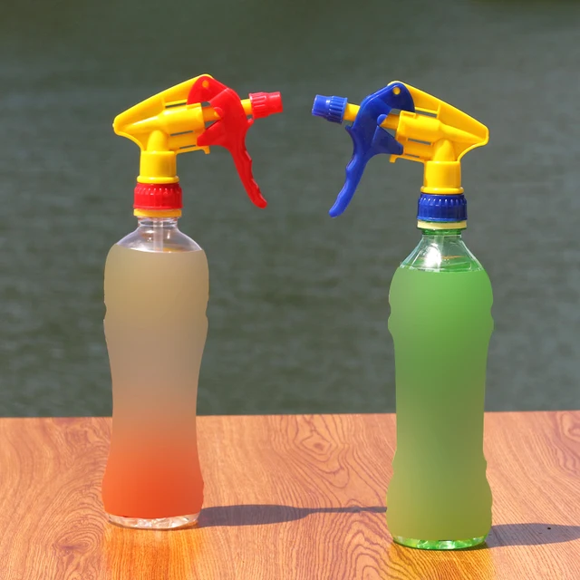 Öntöző Permetező Palack Fúvóka Egyszerű Kézi Kiváltó Víz Can Virág Cserepes Fertőtlenítő Ablak Otthoni Tisztító Szerszám - Image 4