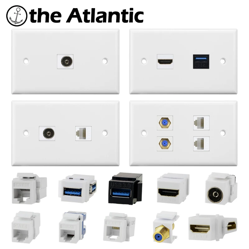 YW1 Series Keystone & Panel Free Combination Socket HDMI Socket CAT3