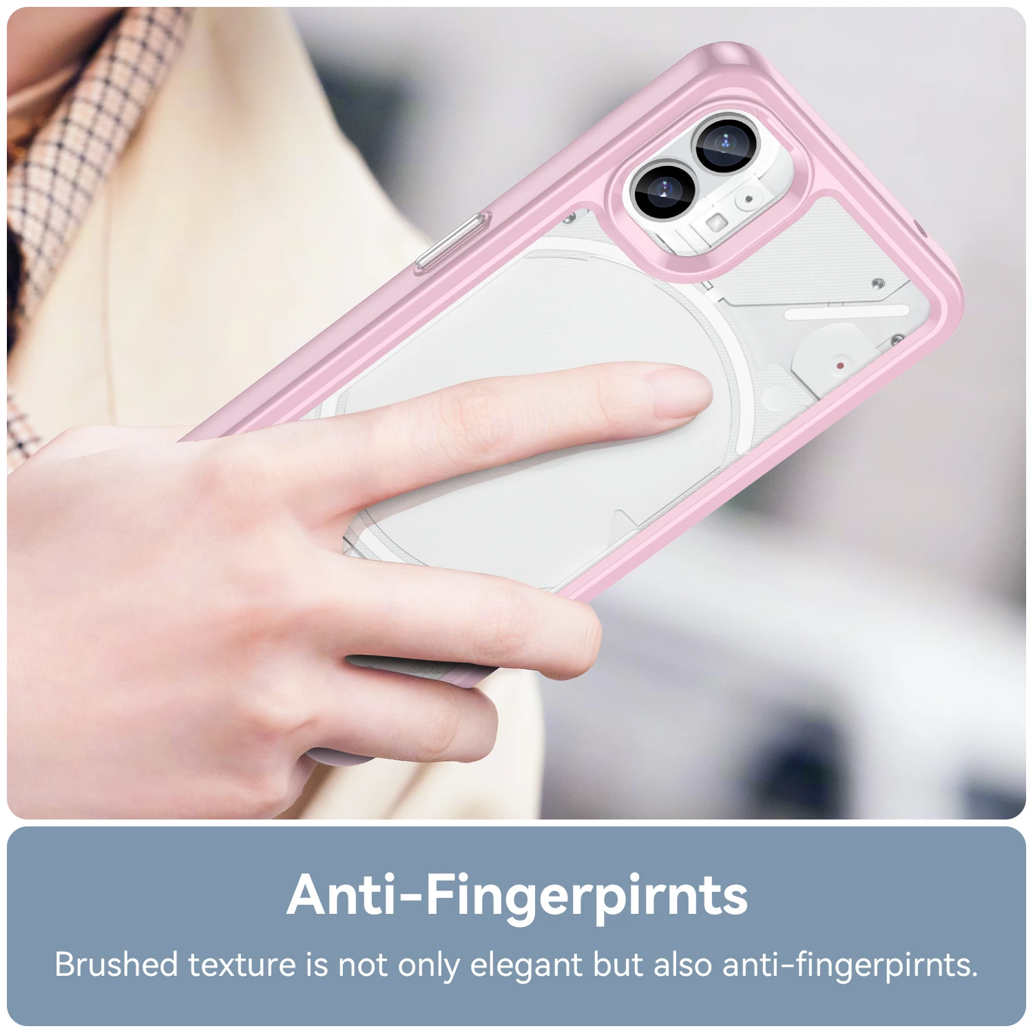 Transparent Cases For ( Nothing Phone 1 ) covers woman fundas Capa mobile bag Soft border + hard Acrylic back чехол Coque Case - 6