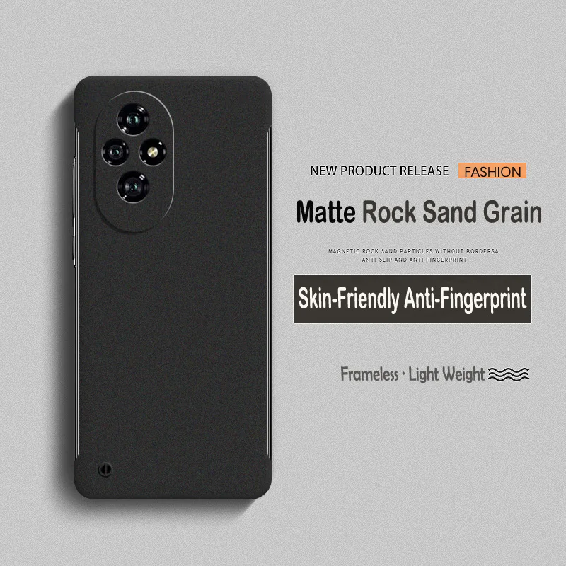Luxury Matte Frosted Frameless Ultra Thin Case with Hard Lens Protection