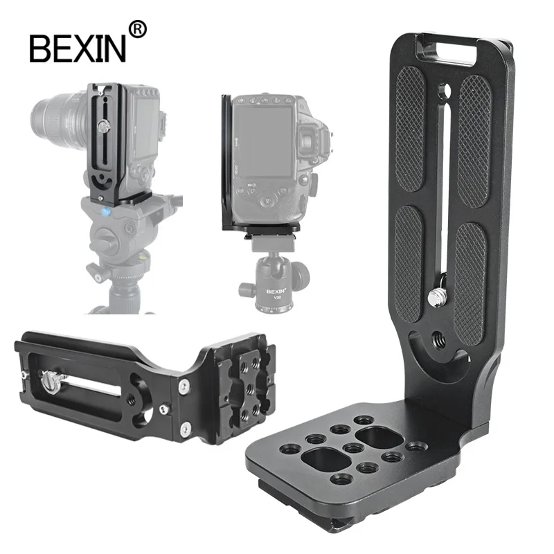 

Universal L plate camera stand quick disconnect L-plate tripod plate camera vertical bracket for arca swiss/manfrotto camera