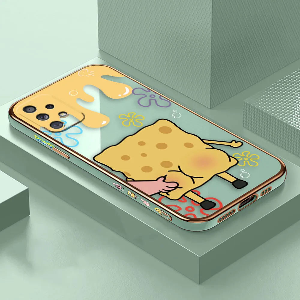 thumbnail image 1 of Smooth E-TPU Phone Case For Samsung A73 A72 A71 A54 A53 A52 A51 A33 A32 A23 A22 A13 A12 A34 A14 5G Case Cute S-SpongeBob Cartoon, 1 of 5
