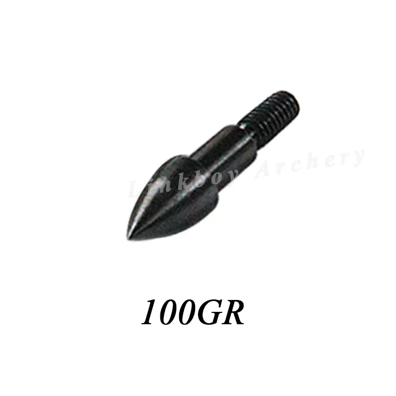 Archery Arrowhead Archery Arrows Linkboy Archery 12Pcs ID6.2mm Aluminium Arrow Insert Shaft 12Pcs Archery Target Point 75/100gr Arrowhead Accessories Hunting