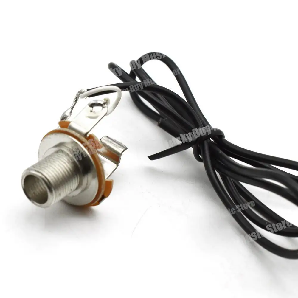 1 set Wiring Harness Prewired 2v2t 3 way Toggle Switch Jack 500k Pots for GB Replacement Guitar