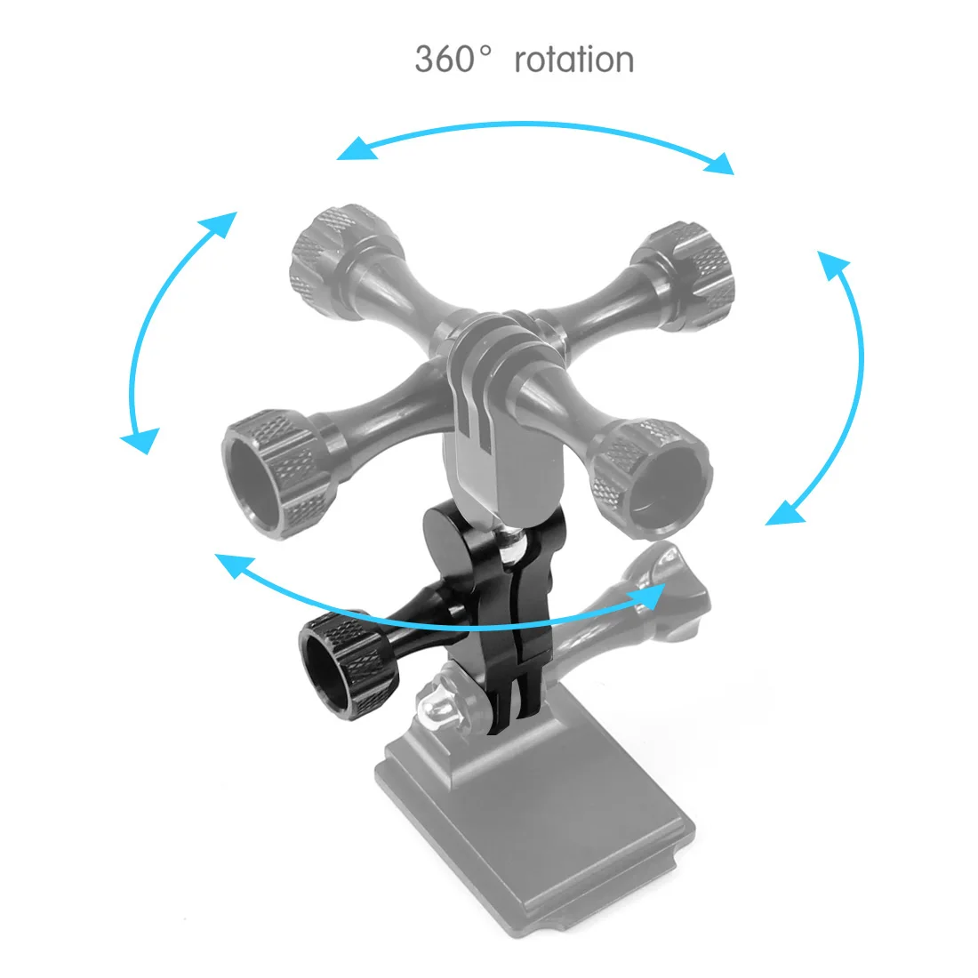 CNC-Stativhalterung 360 ° Arm Magic Hand Extension Adapter Drehgelenk Helm für Gopro 10 Hero 13 12 11 10 DJI Osmo Action Kamera – Detail 39