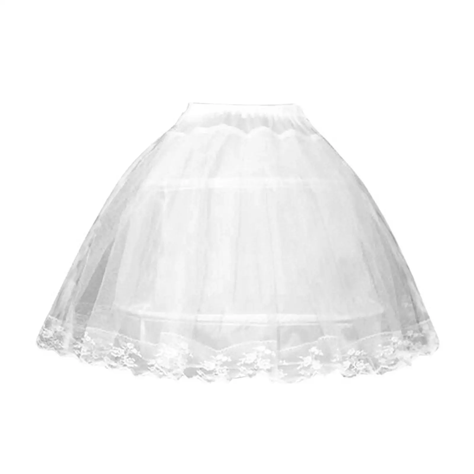 Tutu Skirt Underskirt Flower Girls Petticoat Wedding Portable Comfortable Kids Crinoline Petticoat for Bridesmaid Holidays