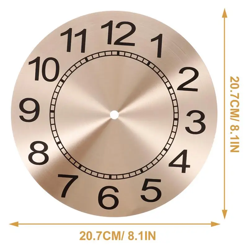 Aluminum Dial Quartz Numbers Metal Dial Movement Numbers Accessories Handmade Materials Round Numbers Dial Panel Digital 4