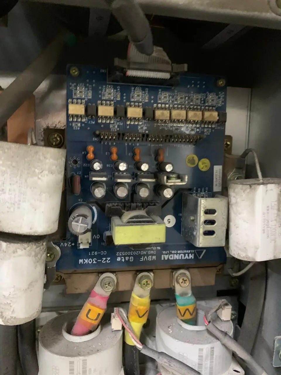 Elevator Board WBVF Gate 22-30KW DWG.NO: 20300532 CC-921