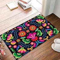 Mexican Day of The Dead Entrance Doormat Decor Kitchen Hallway Balcony Runners Rug Living Room Carpet Bedroom Non-slip Floor Mat 1