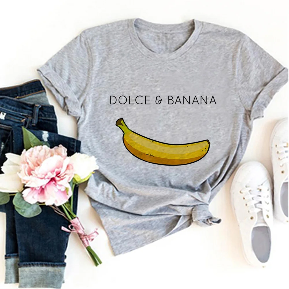 

Banana top women graphic Tee female harajuku clothes