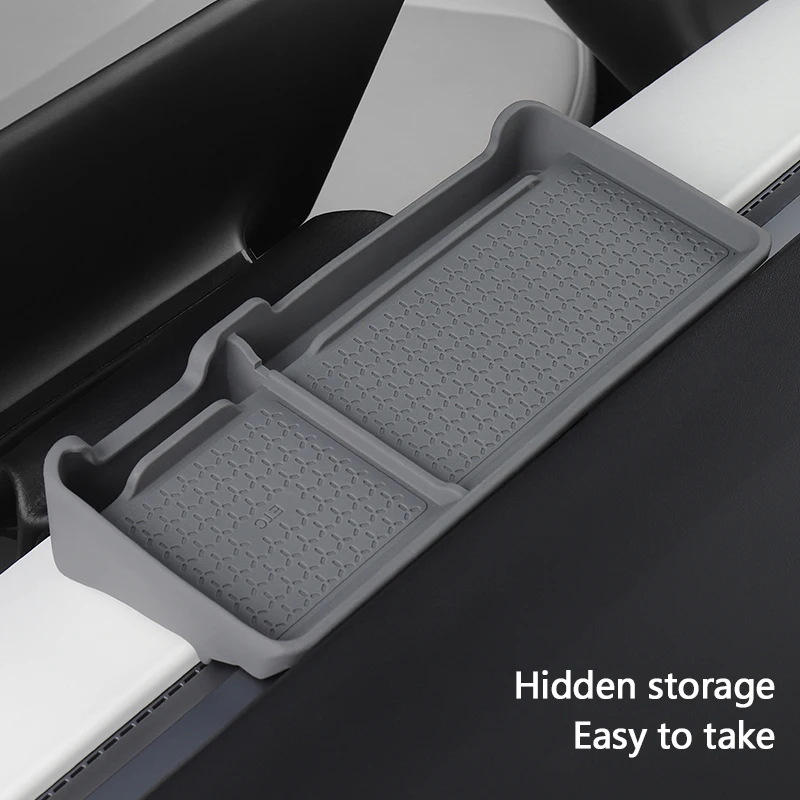 For Tesla Model 3 Y-Car Multifunctional Dashboard Anti-Slip Pad Interior Accessories Small Item Storage Mat