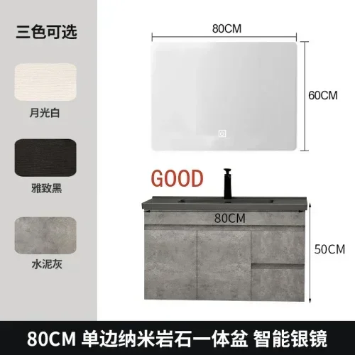 Bathroom Cabinet Combination Wash Basin Hand Washing Washstand Stone Plate Whole Washbin Modern Minimalist