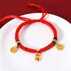 Lucky Necklace Festive Atmosphere New Year Spring Festival Rabbit Small Dog Pet Supplies Festive Red Rope Collar New Year Party 2