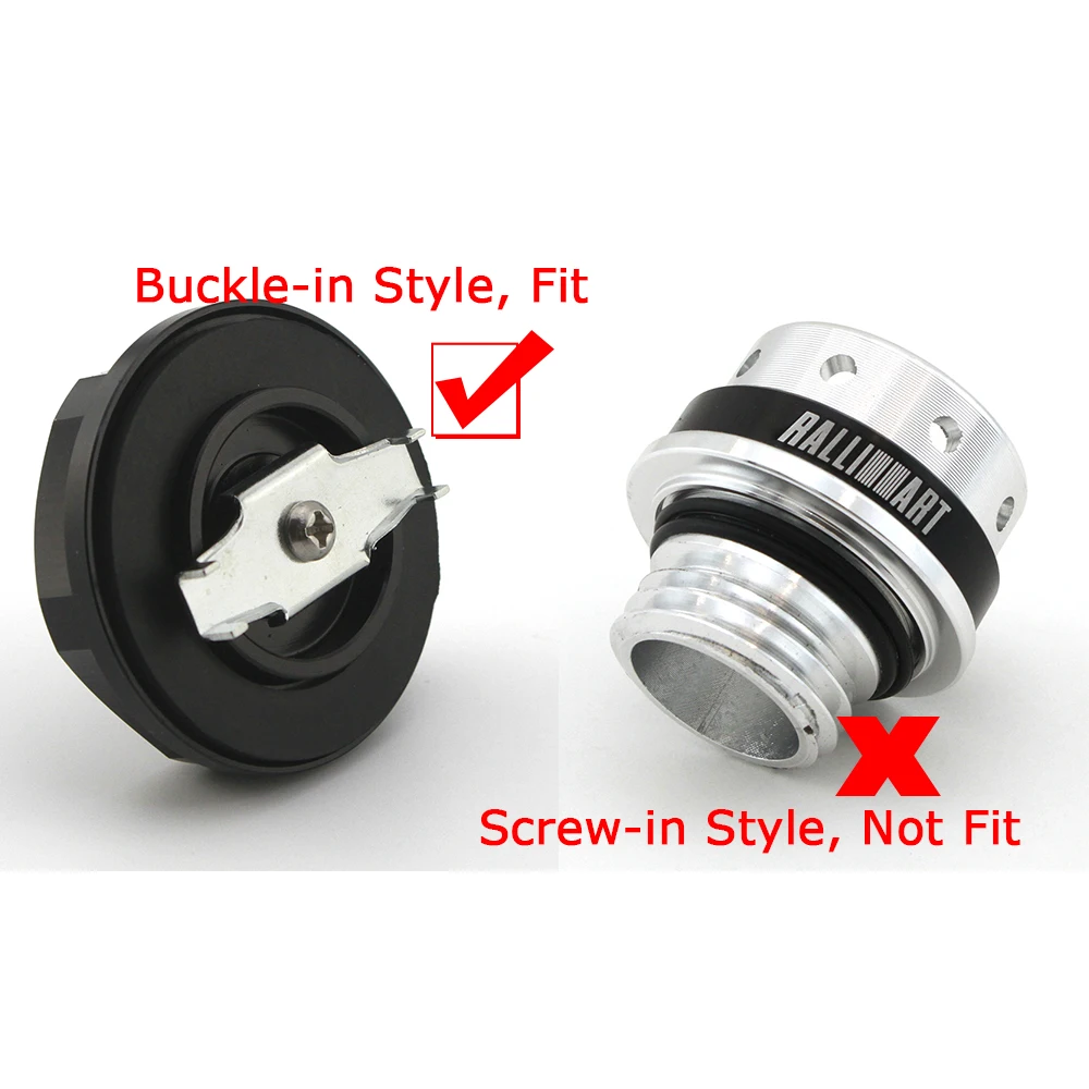 Ralliart Car Racing Engine Oil Cap Oil Fuel Filler Cover Cap For Mitsubishi HT6315 Galant Montero Diamante Outlander Space Star engine oil filler cover