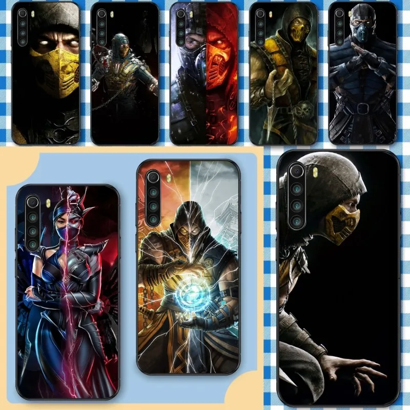Hot Scorpion Mortal Kombat Phone Case For Xiaomi Redmi Note 11 10 9t 8