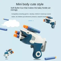 Shark Gun Ejection Soft Bullet Gun Children Safety Cute Toy Children Birthday Gift  Automatic Shell Ejection Soft Bullet Air Gun 2
