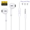 1/5/10PCS 3.5mm Universal Wired Headphones Comfortable stereo wired headphones For mobile phones, computers and more. 1
