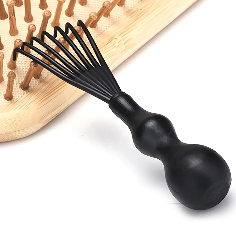

Combing Brush Cleaner Plastic Handle Cleaning Brush Remover Embedded Grooming Tools Cleaning Supplies Hairdressing Cleaning Claw