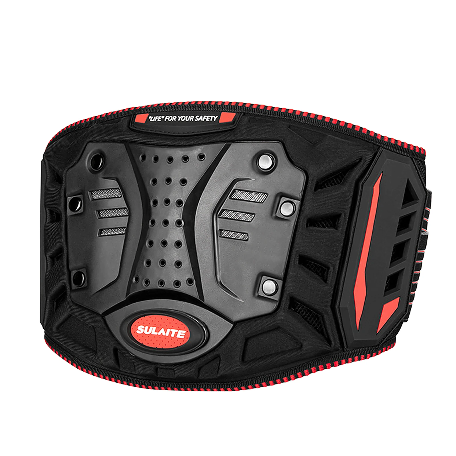 Vbest life Adjustable Waist Safety Belt Motorcycle Waist Support Belt Protection Strap Gear in Black 