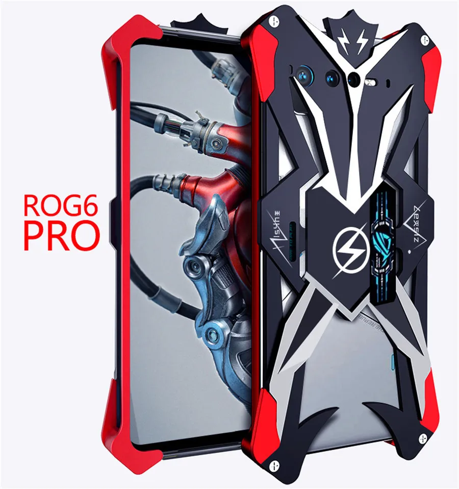Per Asus Rog Phone 6 Pro Zimon Luxury New Thor Heavy Duty Armor Custodia In Alluminio Metallico Per Asus Rog Phone 6 Pro Case
