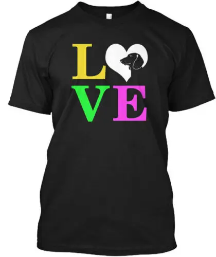 

Футболка «такса» с надписью «I Heart Valentines», сделанная в США, размер от S до 5XL