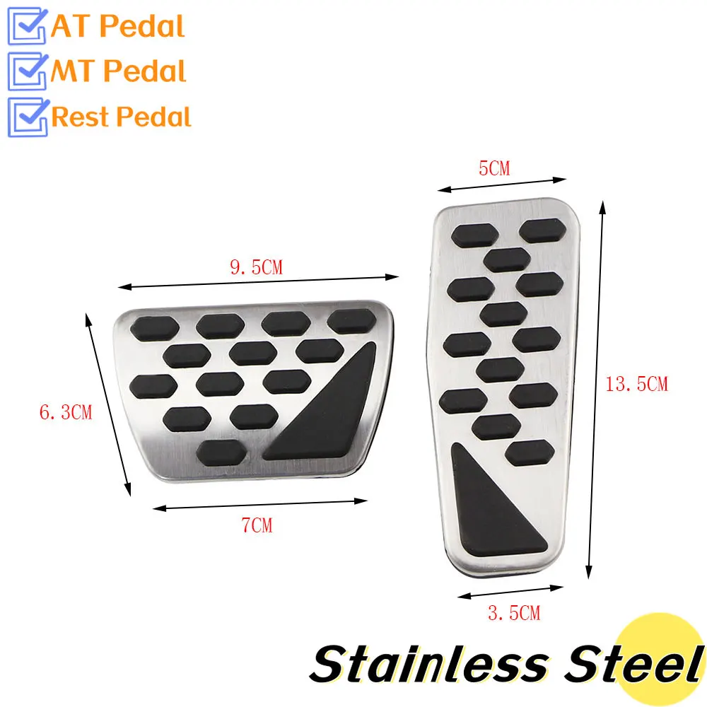 Stainless Steel Car Pedals for Jeep Wrangler JL-Accelerator Brake Pedal Cover Pads Parts Accessories car pedals,pedal cover,stainless steel pedal cover