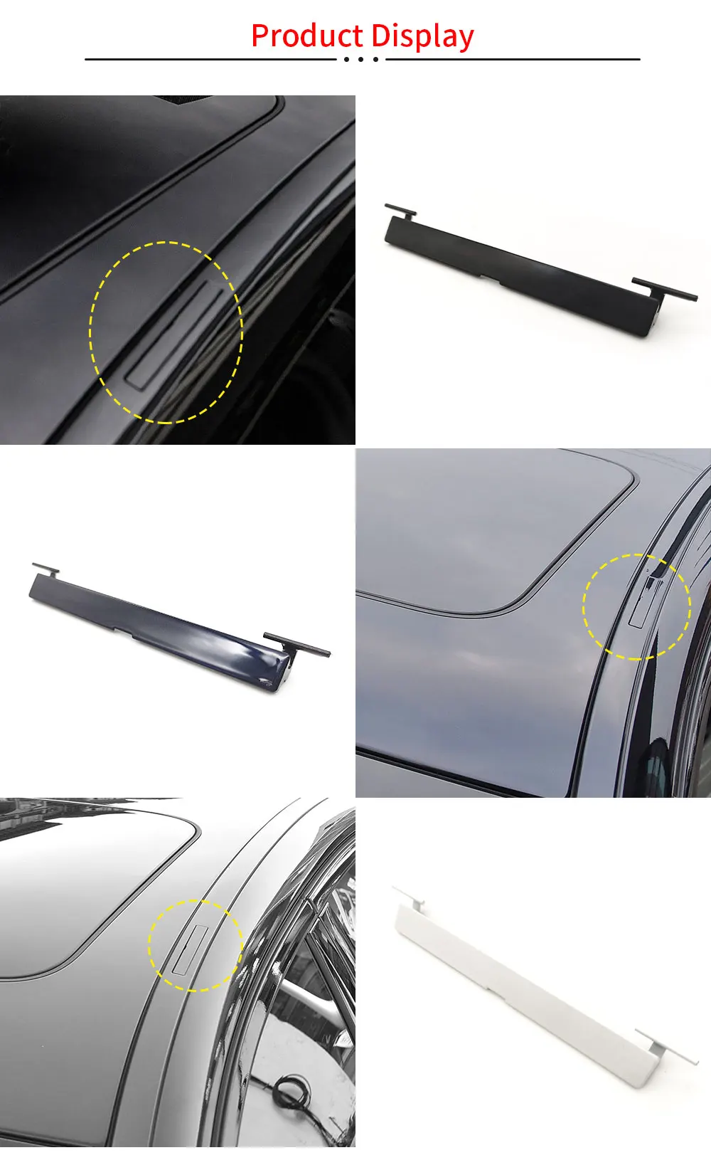 BMW 17-23 G30 F90 Links Rechts Dach Schiene Moulding Trim Dach Gepäck Rack Abdeckung Platte Für 5er 520 528 530 535i M5 51137443691 – Detail 4