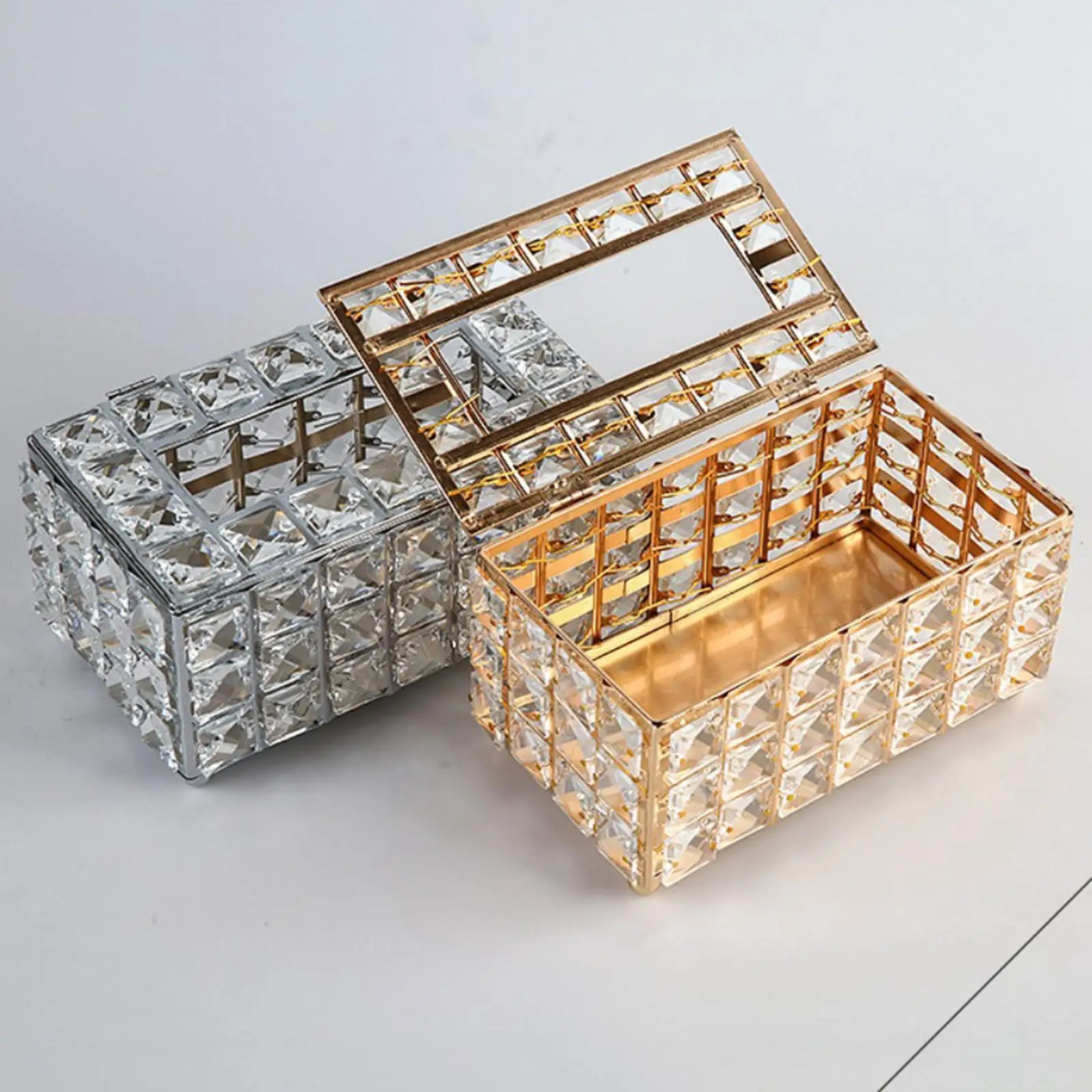 Tissue Box Covers Rectangle Napkin Storage Holder Organizer Vanity 5