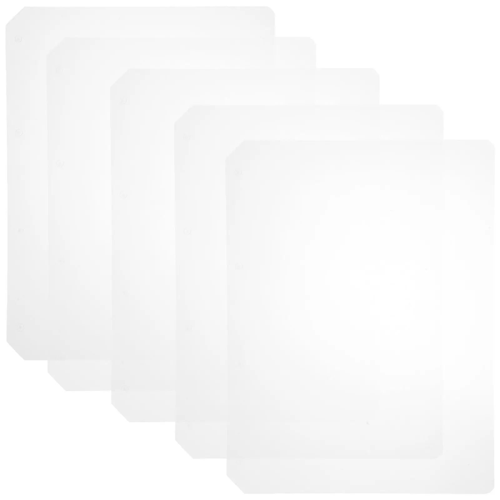 5Pcs A4 바인더 디바이더 PP 소재 노트북 인덱스 탭 실용적인 문서 정리함 창의적인 디자인 빠른 참조