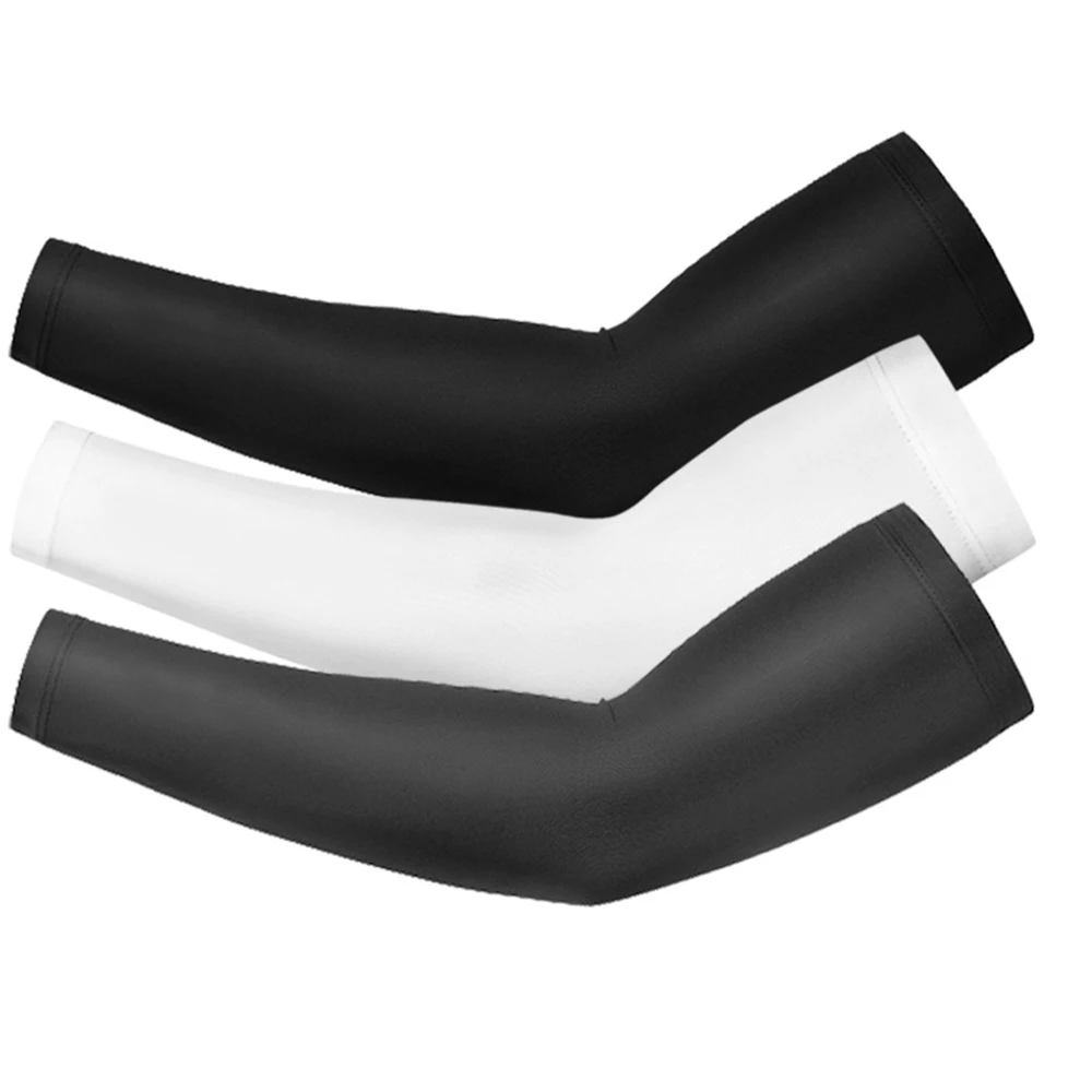 2Pcs Unisex Cooling Arm Sleeves Cover Cycling Running UV Sun Protection Outdoor Men Nylon Cool Arm Sleeves for Hide Tattoos cooling arm sleeves,sun protection arm sleeves,arm sleeves