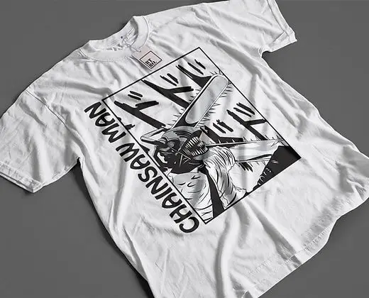 

Chainsaw Man cotton anime Shirt