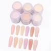 6pcs/set Nude Acrylic Powder Carving Crystal Dipping Powder Professional Nail Extension Builder Engraving Pigment Dust 4