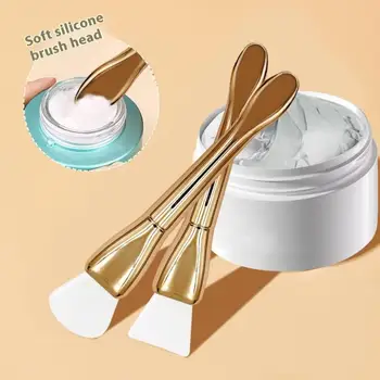 1 Pcs Silicone Mask Brush Double-Headed Smearing Face Cleansing Mud Mask Special Beauty Tool For Gel Mud Facial Masks Creams 1