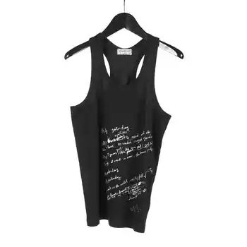 TOP-YAMAMOTO Dark High Street Tank Top Men's Trendy Hip Hop Loose Sleeveless T-shirt Undercover 1