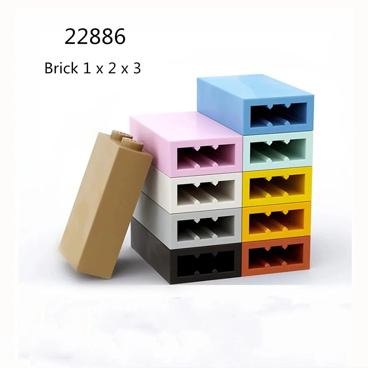 1 Pcs Building Blocks 22886 Brick 1X2X3 Collezioni Bulk Modular Gbc Toy Per High-Tech Moc Set