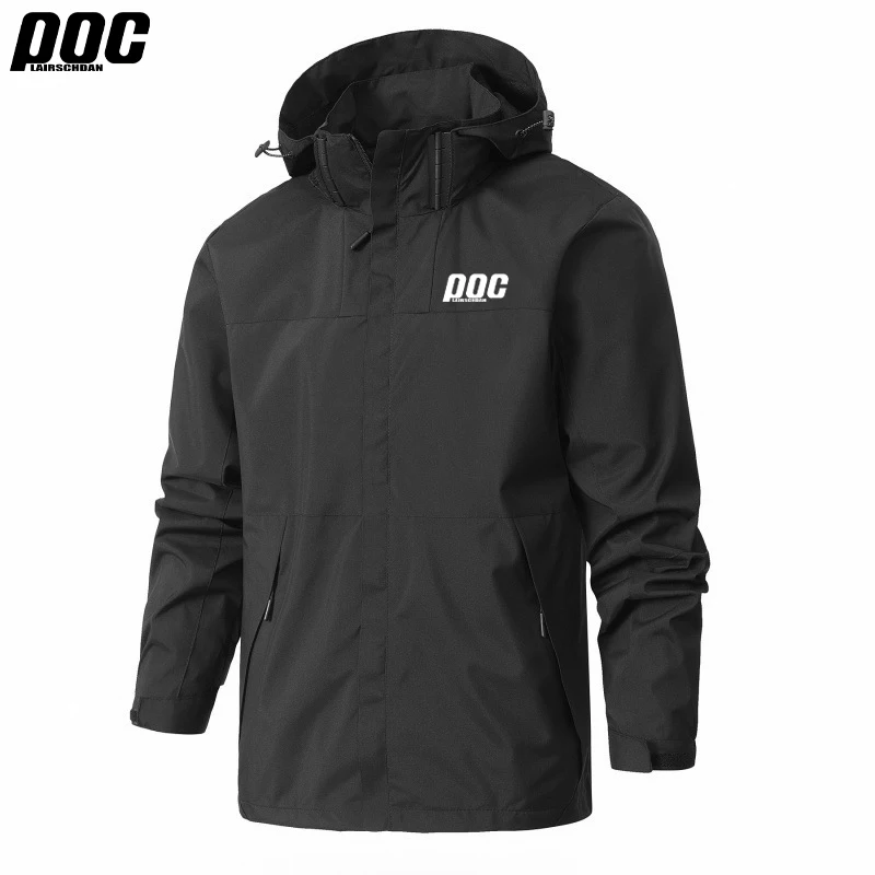 Cycling Jacket Cycling Clothes LairschDan POC MTB Windbreaker Bicycle Coat Cycling Raincoat Men's Motorcycle Downhill Bike Jacket Waterproof Abbigliamento Moto