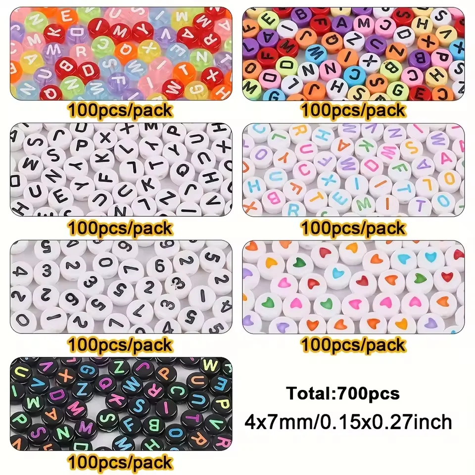 Acrylic Letter Beads Information