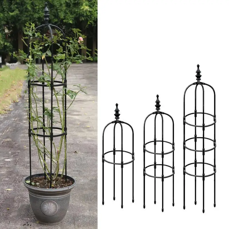 

Plant Cages For Outdoor Plants Metal Flower Support For Climbing Garden Decor Plant Trellis For Support Vegetables Ivy Jasmine