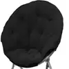 Large Soft Microsuede Collapsible Saucer Chair Adult Folding Lounge Seat Comfortable Dorm Room Living Room Relaxing 6